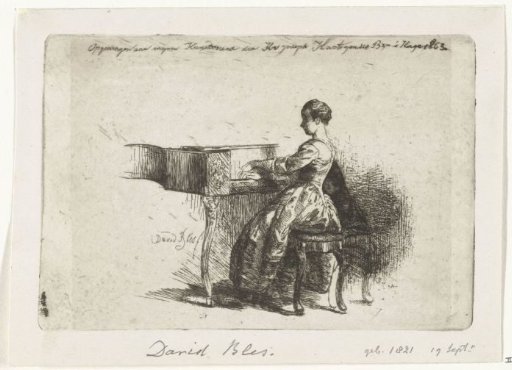 Girl at the piano