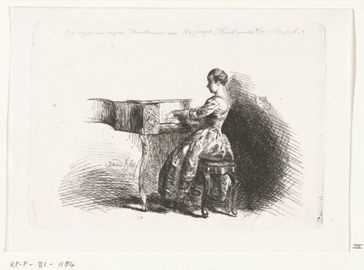 Girl at the piano