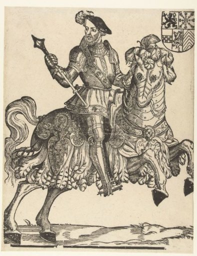 Portrait of Duke William of Cleves, Jülich and Berg, Count of Mark, Lord of Ravenstein on Horseback
