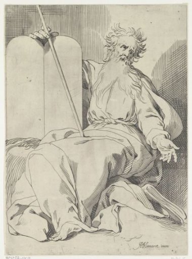 Moses with the tablets of the law