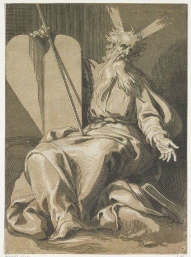 Moses with the tablets of the law