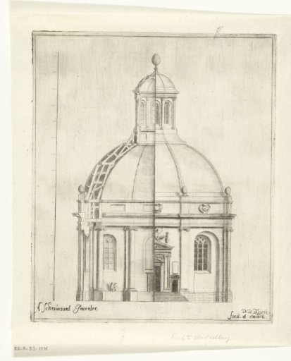 Design for the East Church in Middelburg