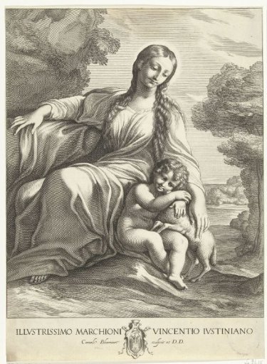 Seated Madonna with Lamb
