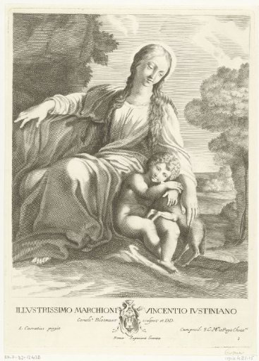 Seated Madonna and Lamb
