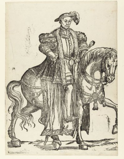 Portrait of Charles of Orléans on horseback