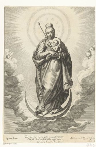 Standing Madonna on the Crescent Moon