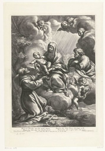 Saint Francis Receiving the Christ Child from Mary