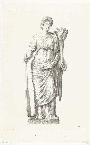 Goddess with a cornucopia