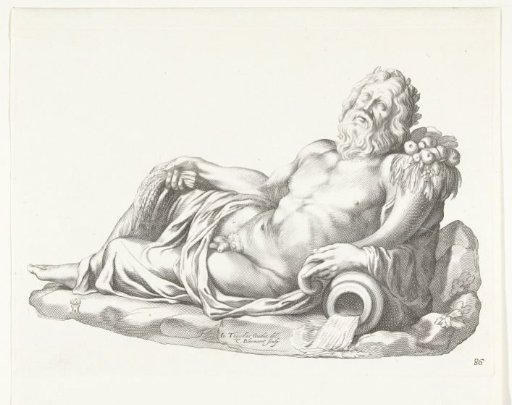 Reclining River God