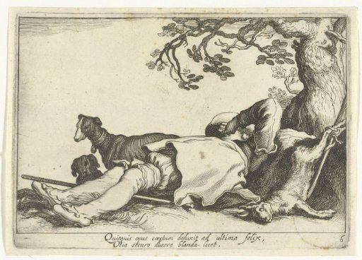 Sleeping hunter