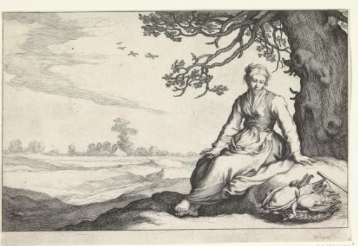 A Young Woman Under a Tree