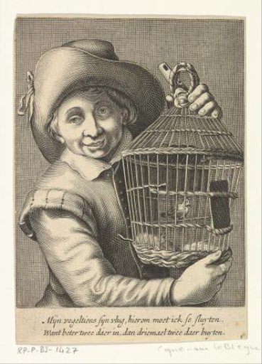 Boy with a Birdcage