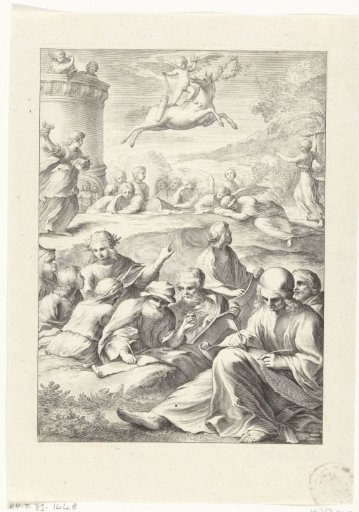 Gathering of Poets before the Parnassus