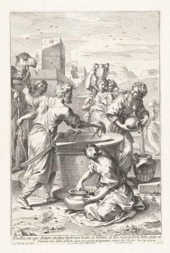 Eliezer and Rebekah at the Well