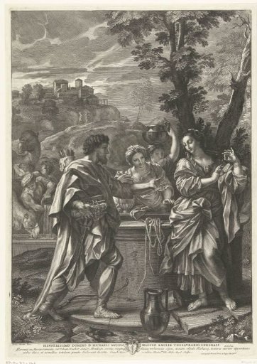 Eliezer and Rebekah at the Well