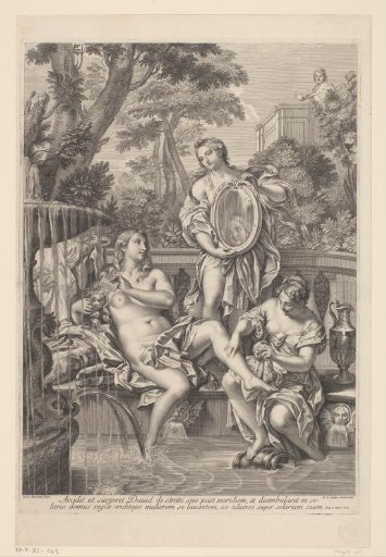 David Sees Bathsheba Bathing in His Garden