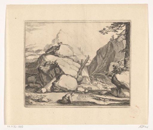 View with rocks