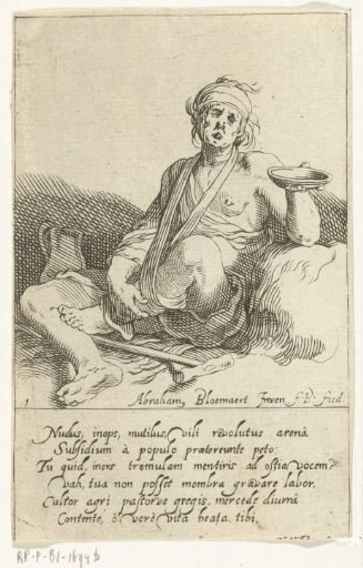 Seated Beggar with His Leg in a Sling