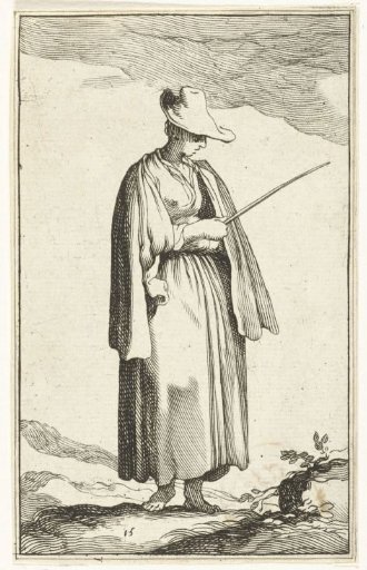 Young peasant woman