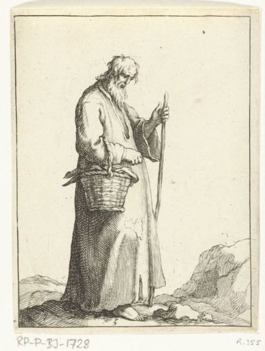 Peasant with basket