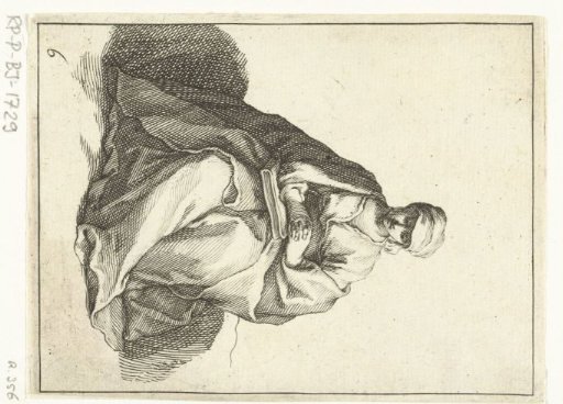 Seated, praying woman