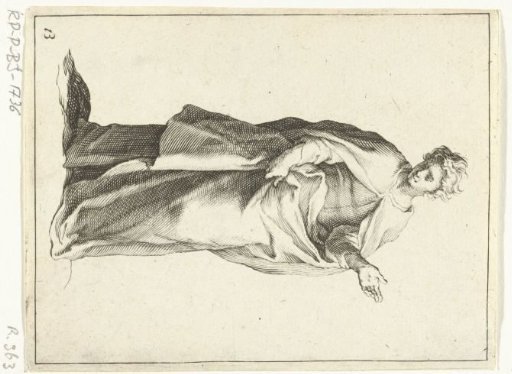 Young man with cloak