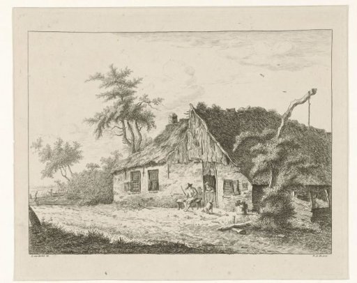 Farm with Peasant Couple