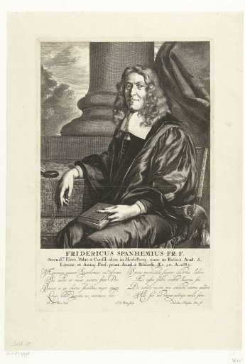 Portrait of theologian Frederick Spanheim Jr.