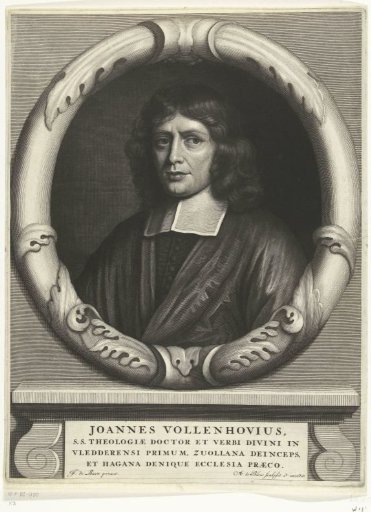 Portrait of minister Joannes Vollenhove