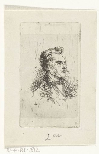 Portrait of the artist Frederik Hendrik Weissenbruch