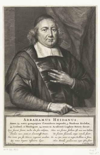 Portrait of Abraham Heidanus