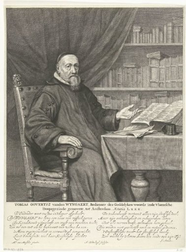 Portrait of Tobias Govertsz. van den Wyngaert aged 80
