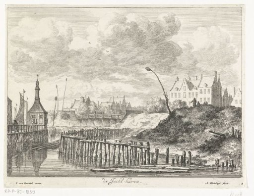 View of the Jachthaven outside the Blauwbrug