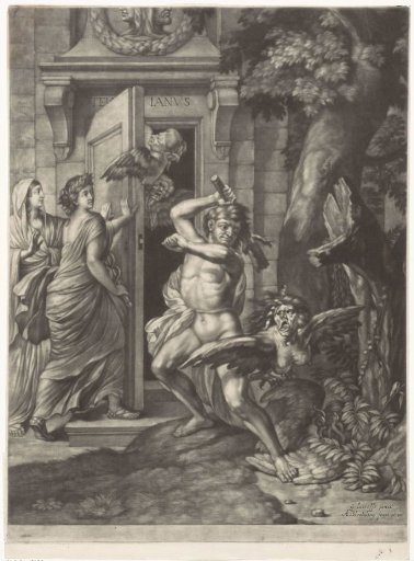 Allegory on the Peace of Nijmegen (1678): Hercules Defeats the Harpies before the Temple of Janus