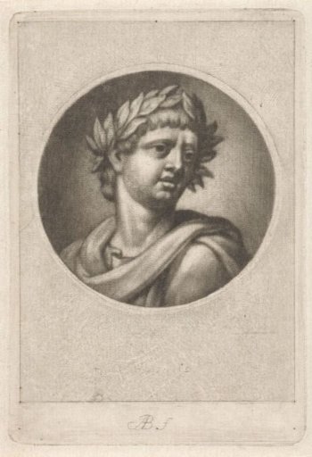 Bust of a Young Man with Laurel Wreath
