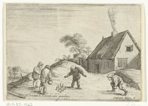 Peasants bowling