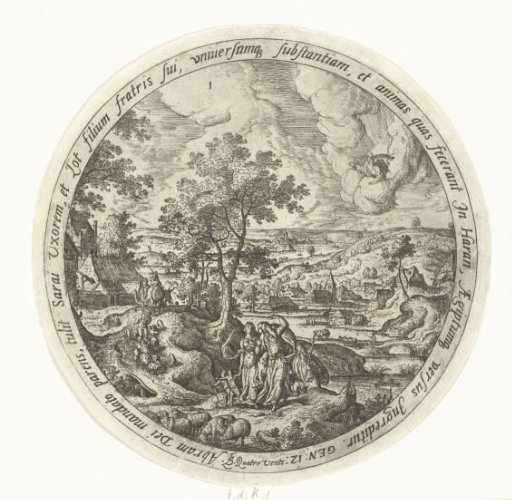 Abraham on the way to Canaan