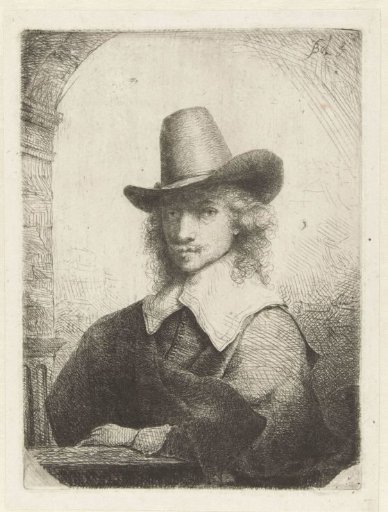 Portrait of a Man with a High Hat