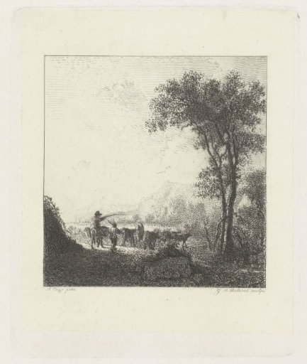 Landscape with Shepherds and Cattle