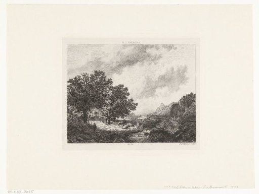 Shepherds with Cattle by a River