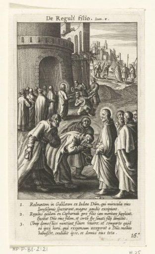 The Centurion of Capernaum asks Christ to heal his servant