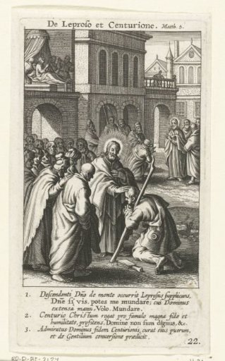 Christ heals the servant of the centurion of Capernaum