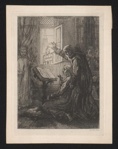 Clerics at a Bookstand