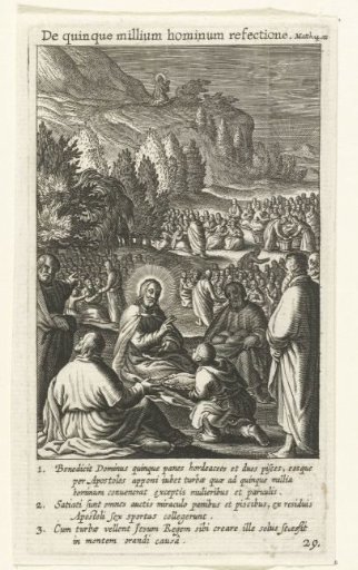The Miraculous Multiplication of Loaves and Fishes by Christ