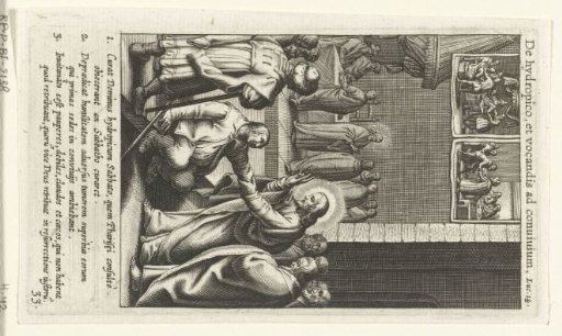 Christ heals the man with dropsy