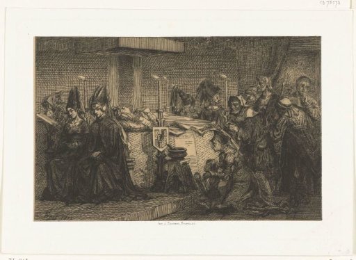 Maria of Burgundy on her state bed