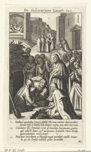 The Raising of Lazarus by Christ