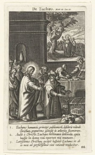 Christ in the House of the Chief Tax Collector Zacchaeus