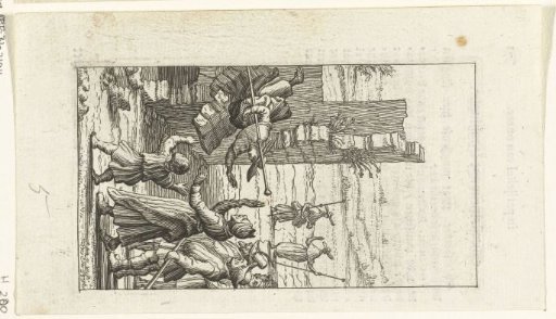 Willemynken falls from a wall during a pilgrimage