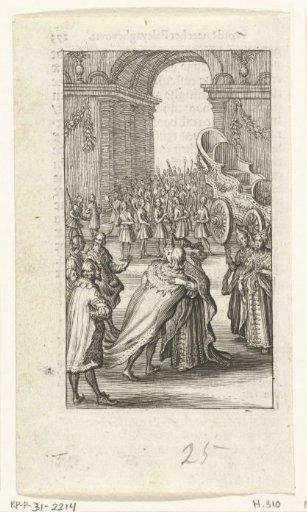 Duyfken being welcomed by the king in heavenly Jerusalem